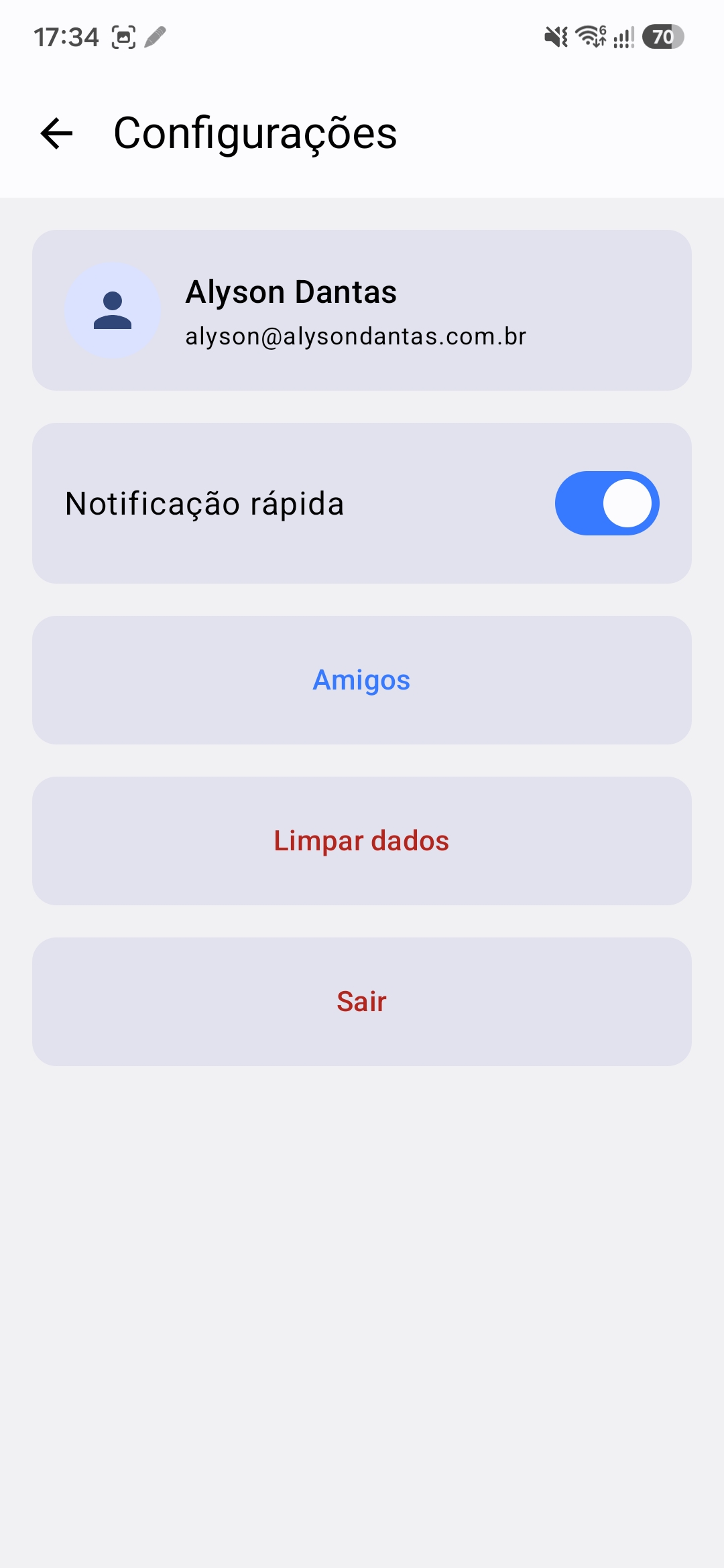 OneClip tela 2